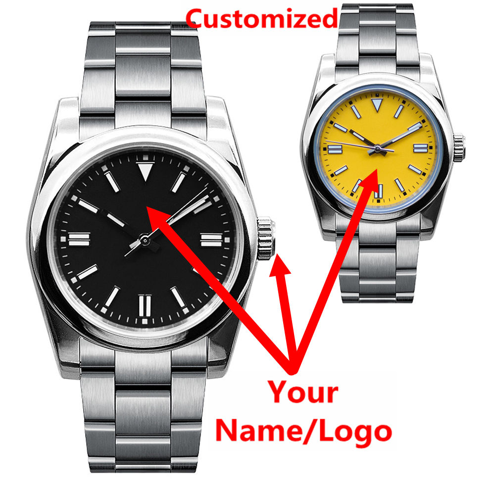 Jewelry Style Watches - 커스텀 로고 남성용 시계 사파이어 럭셔리