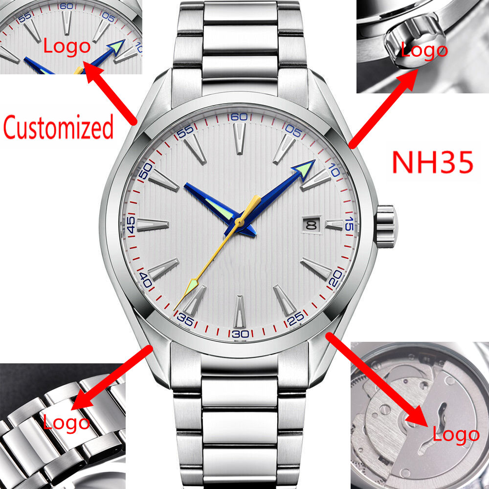 Jewelry Inspired Watches - 맞춤형 로고 41mm 남성용 미요타/NH35 오토매틱
