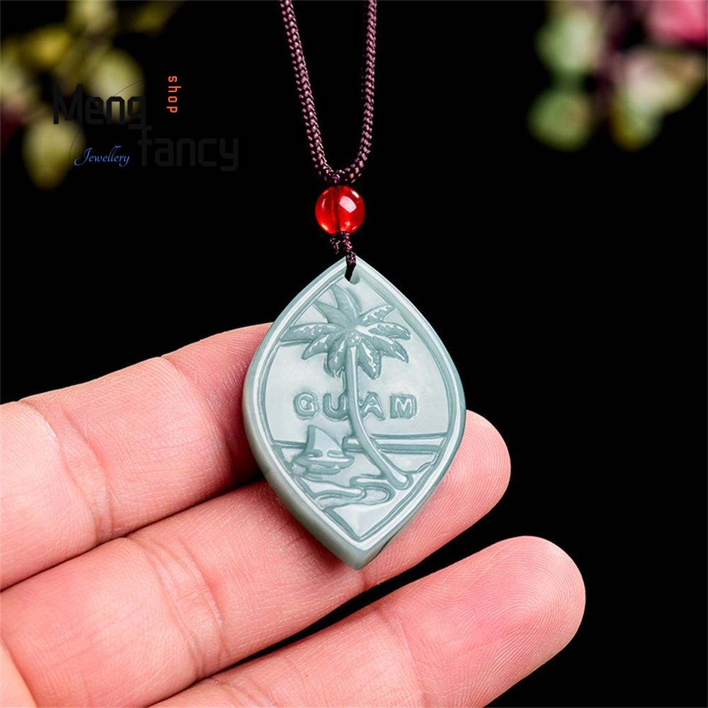 천연 A 등급 경옥 블루 워터 퍼시픽 괌 관광 기념품  - Pacific Jewelry & Watches Los Angeles 리뷰 및 가격
