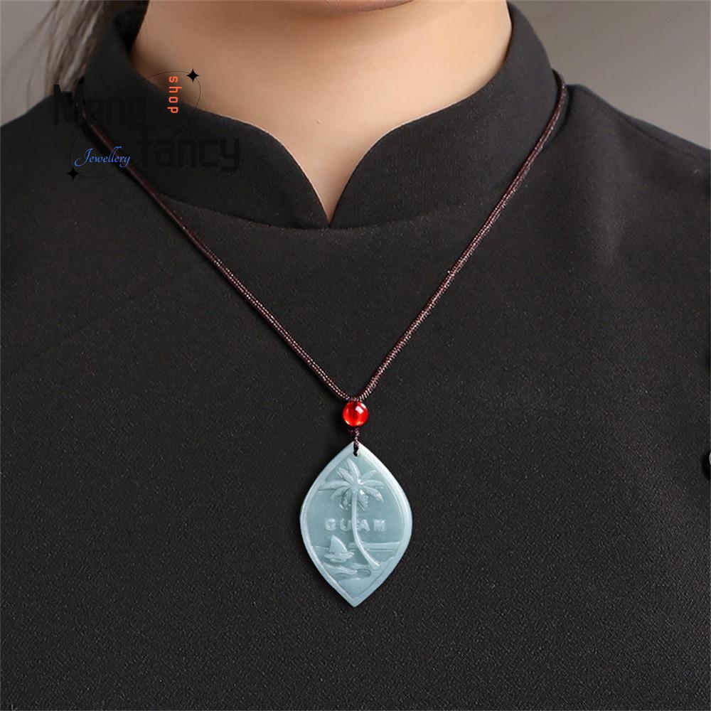 천연 A 등급 경옥 블루 워터 퍼시픽 괌 관광 기념품  - Pacific Jewelry & Watches Los Angeles 리뷰 및 가격