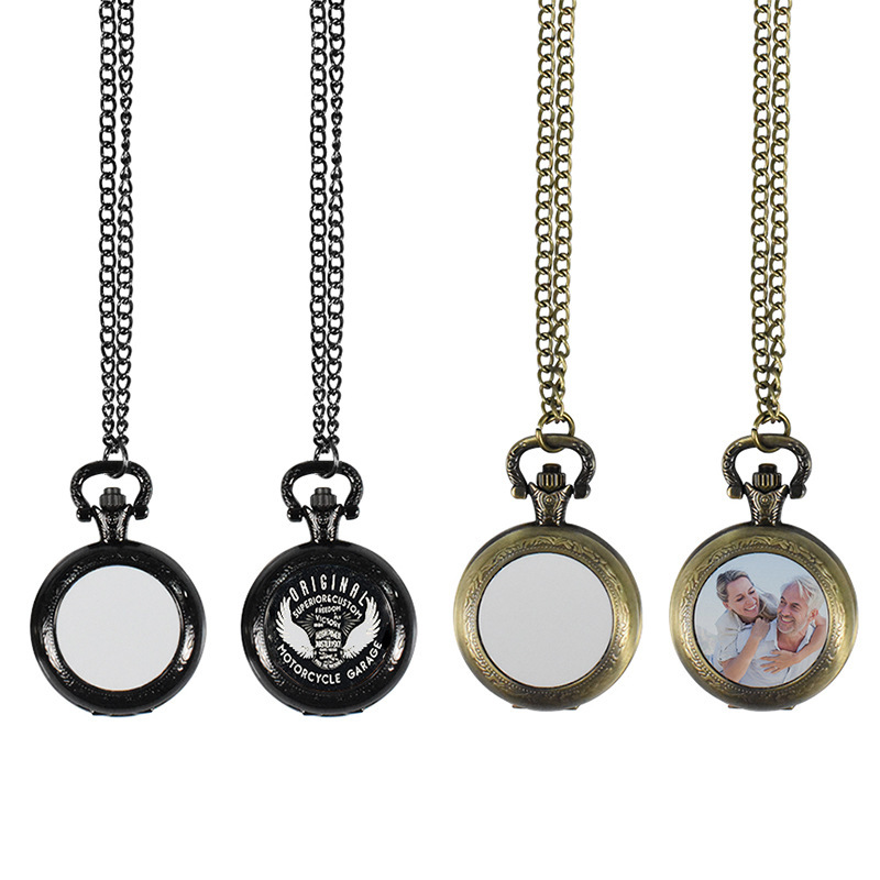 커스텀 빈티지 금속 포켓워치 펜던트 목걸이 클래식 시계 - Jewelry Watches & Accessories 리뷰 및 가격