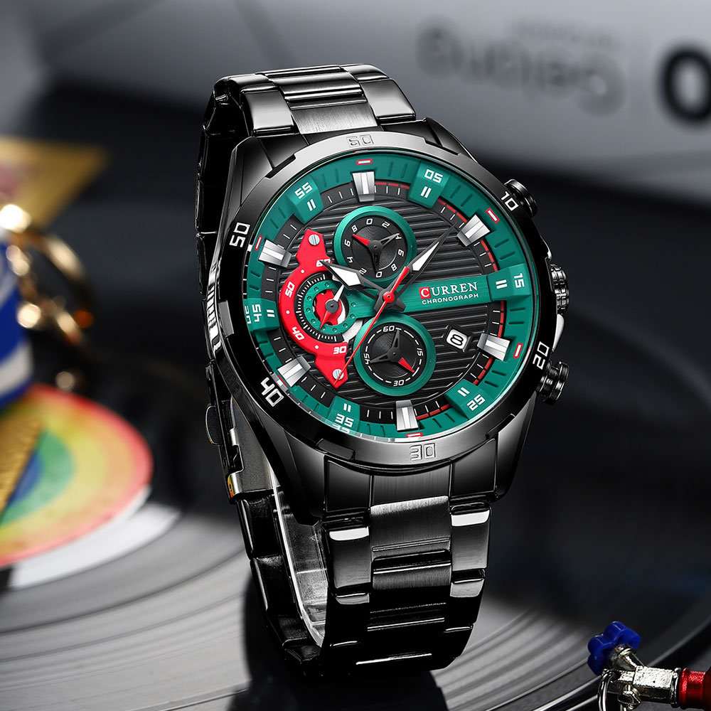 CURREN 남자 손목 시계, 방수 크로노그래프 남자  - Jewelry Inspired Watches 리뷰 및 가격