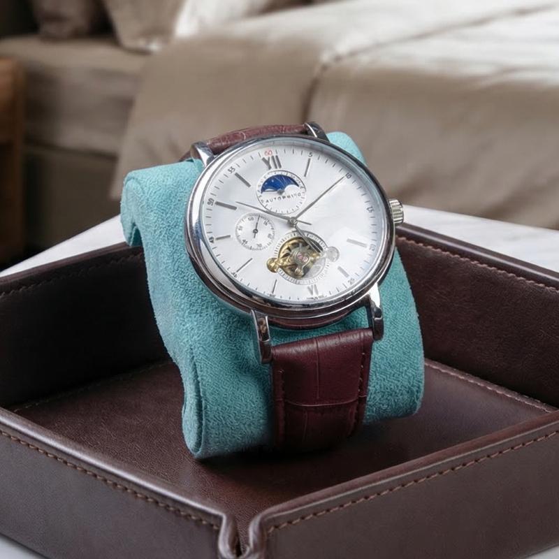 핫세일-시계 쿠션 시계 보관함 패드 부드러운 플란넬 보 - Jewelry Stand Watches 리뷰 및 가격