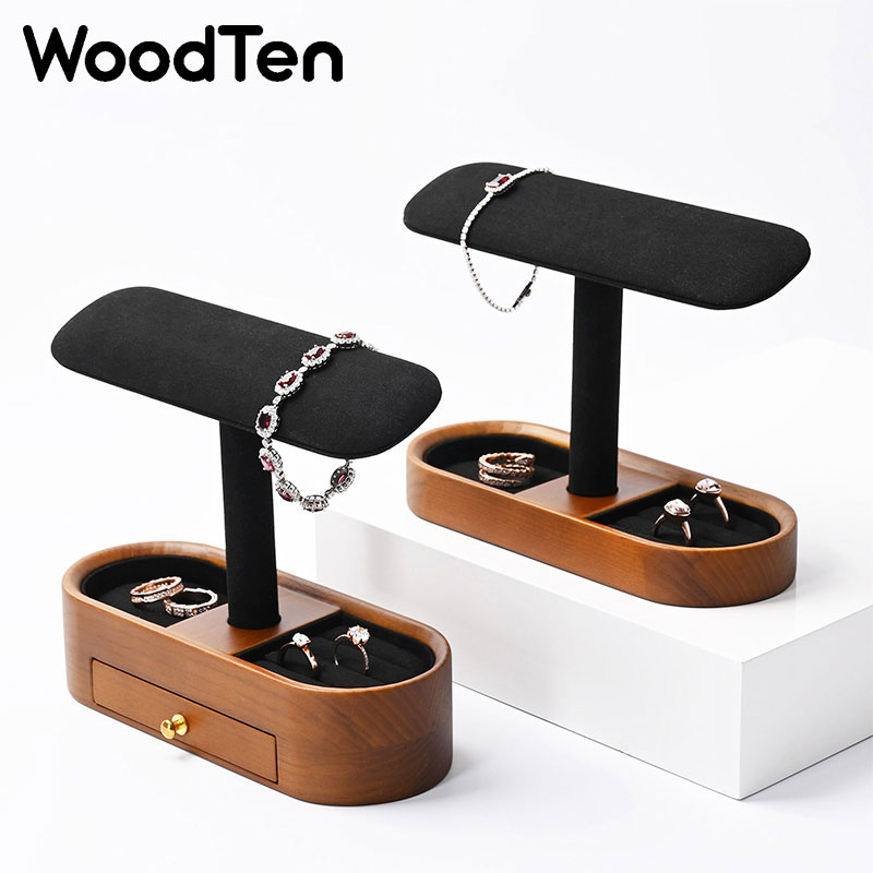 서랍이 있는 우드텐 시계 진열대, 나무 시계 보관함,  - Jewelry Stand Watches 리뷰 및 가격