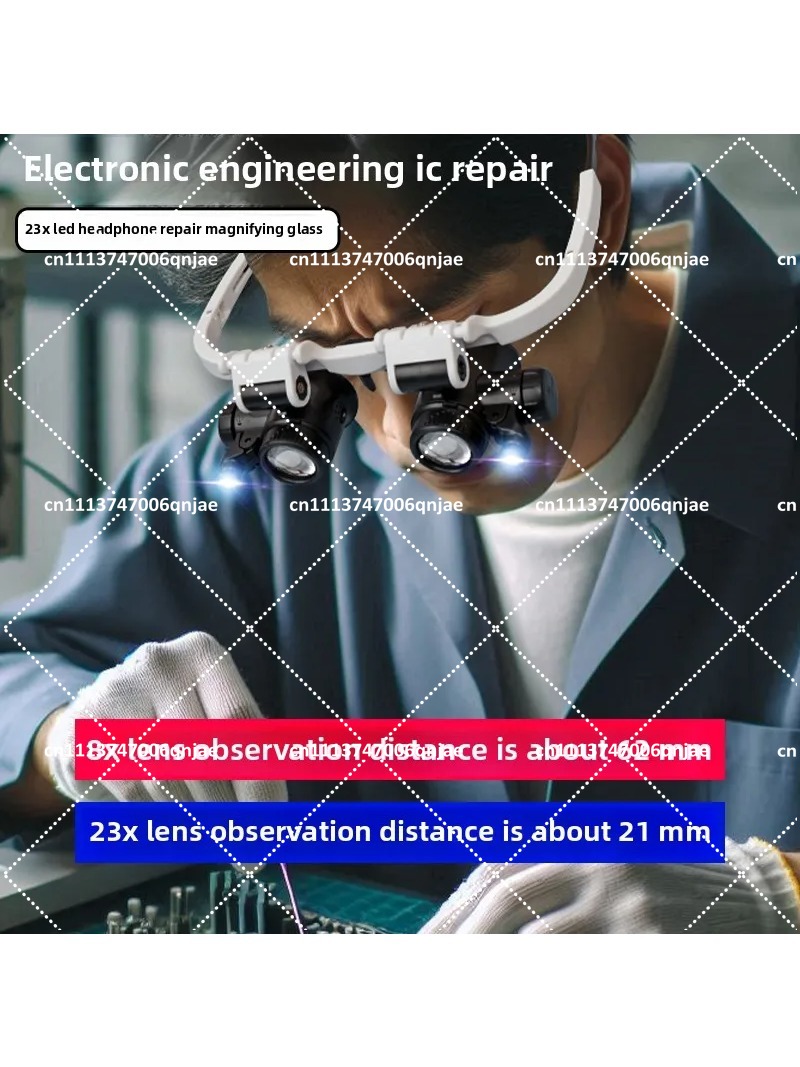 전자제품 수리, 보석 세공, 취미 작업용 23배율 헤드 - Jewelry Repair & Watches Photos 리뷰 및 가격