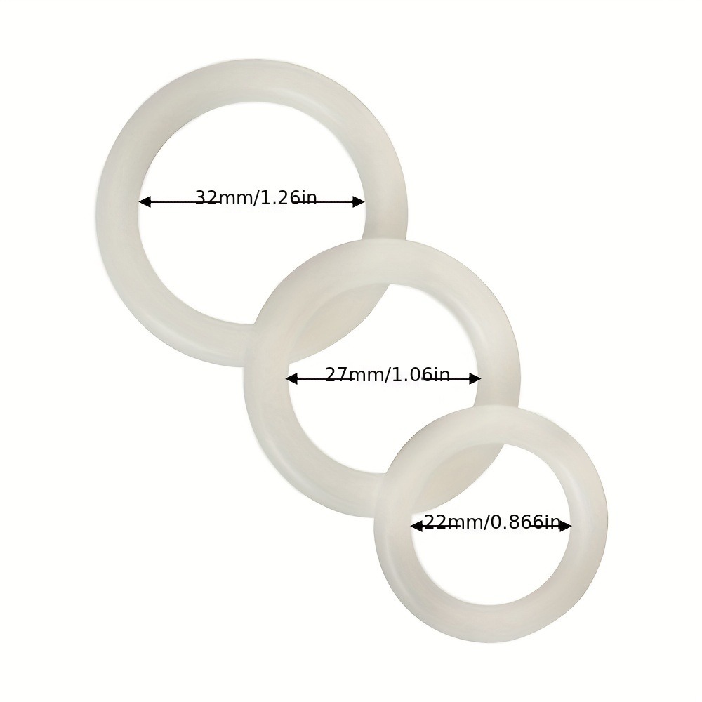 3개 세트 실리콘 페니스 링, 지연 사정 링, 야광 남 - Couple Ring Set 리뷰 및 가격