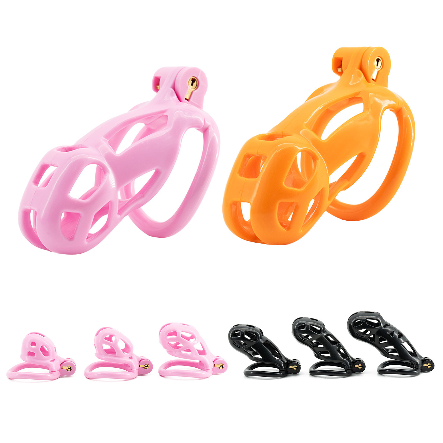6 크기 CB 나일론 순결 케이지 섹스 토이 남성 페니 - Couple Ring Set 리뷰 및 가격