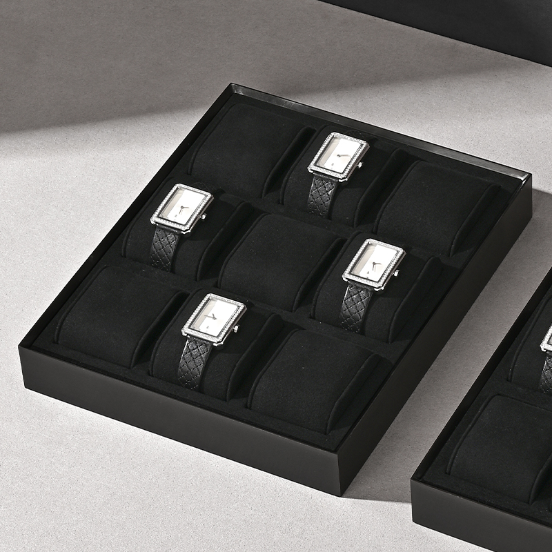 우드텐 시계 진열대 시계 카운터 마이크로파이버 시계 진 - Jewelry Stand Watches 리뷰 및 가격