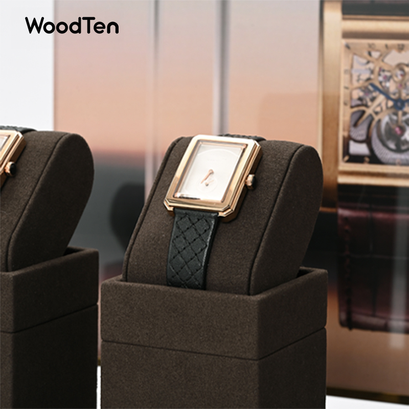 우드텐 마이크로화이버 시계 스탠드 손목시계 홀더 쥬얼리 - Jewelry Stand Watches 리뷰 및 가격