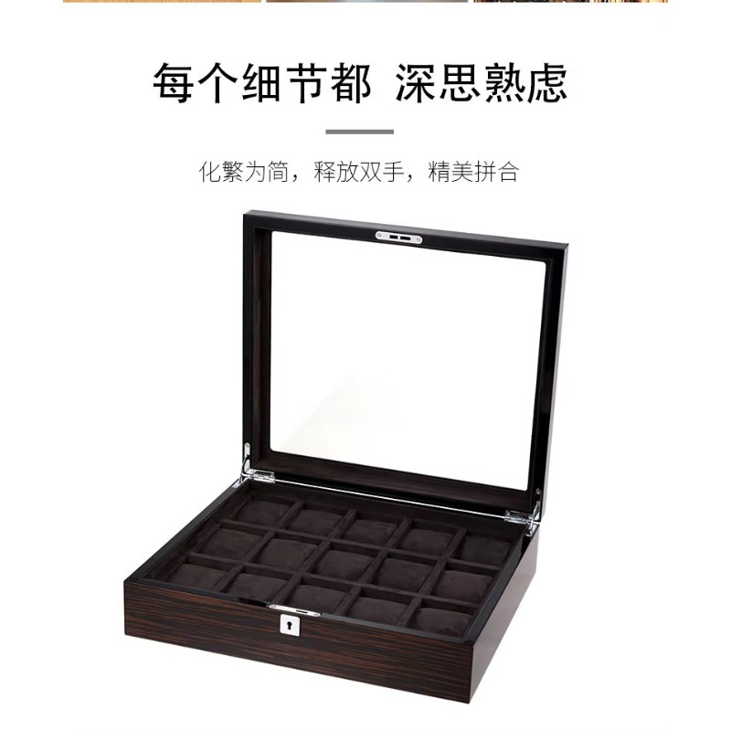 Hxl 나무 피아노 래커 다중 위치 시계 상자 보석 보 - Jewelry Watches & Accessories 리뷰 및 가격