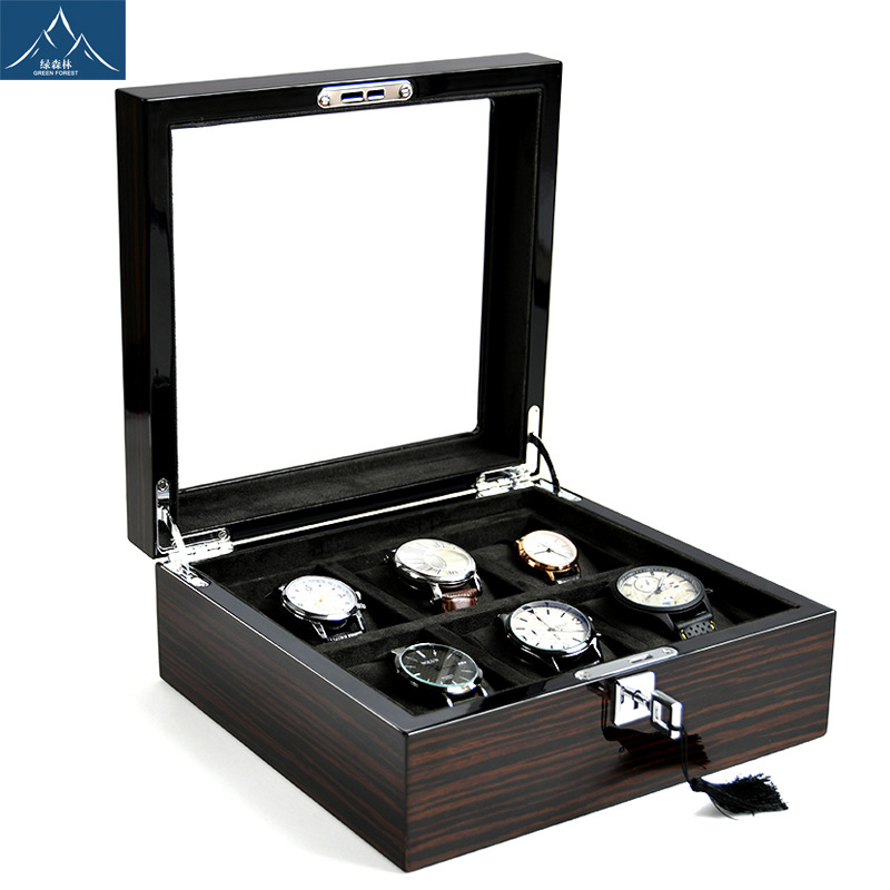Hxl 나무 피아노 래커 다중 위치 시계 상자 보석 보 - Jewelry Watches & Accessories 리뷰 및 가격