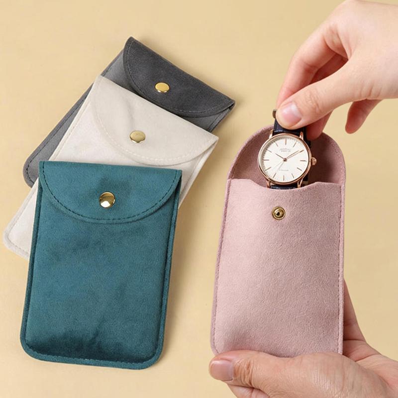 휴대용 시계 보관 파우치 여행 출장용 긁힘 방지 부드러 - Jewelry Watches & Accessories 리뷰 및 가격