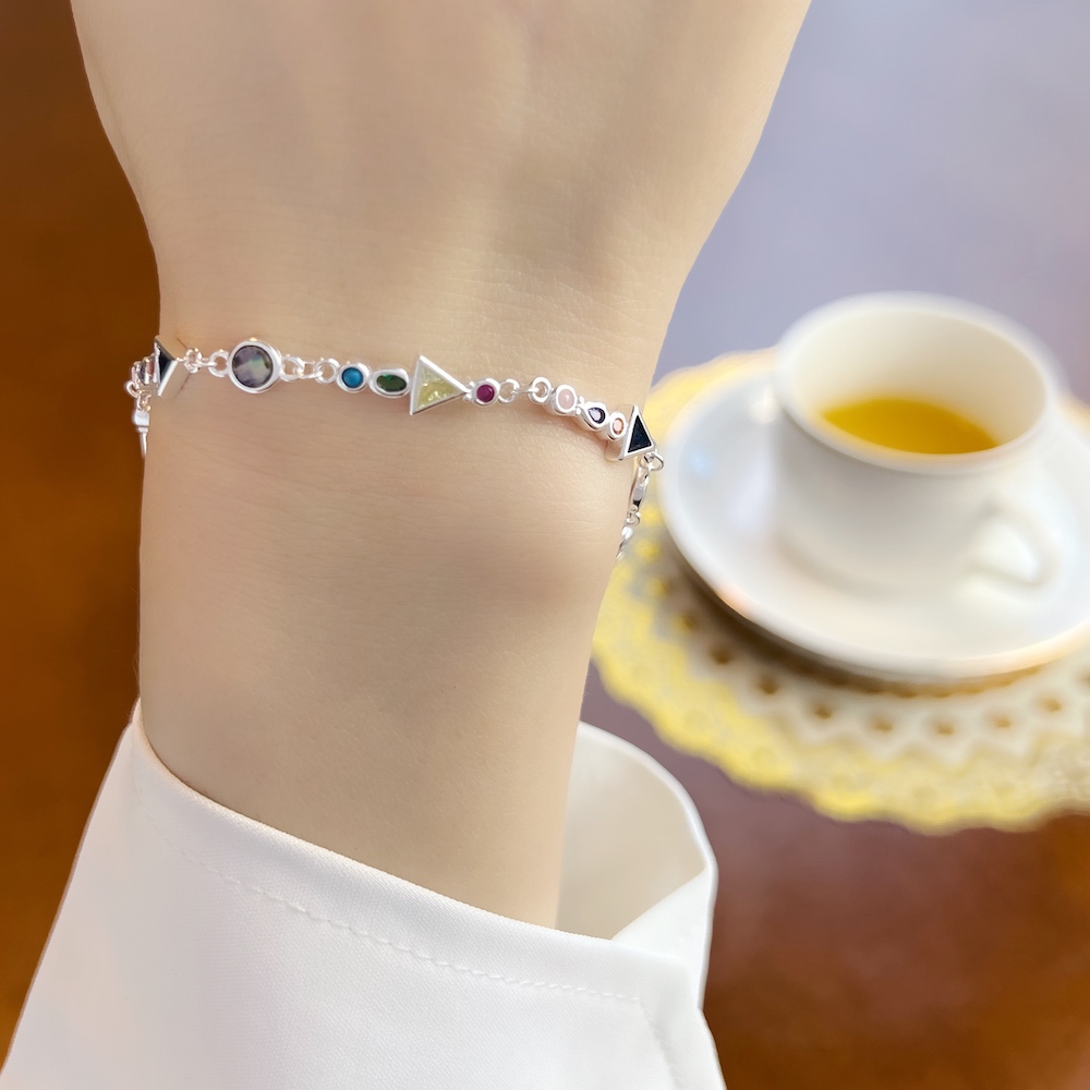 파라다이스 여행 팔찌 여성을위한 새로운 다채로운 링크  - Paradise Jewelry & Watches Llc 리뷰 및 가격