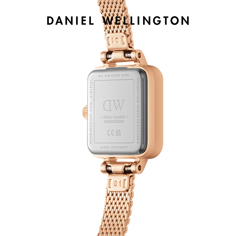 다니엘 웰링턴 쿼드로 미니 여성용 시계 로즈 골드 메쉬 - Daniel Wellington Watches & Jewelry Online Store 리뷰 및 가격