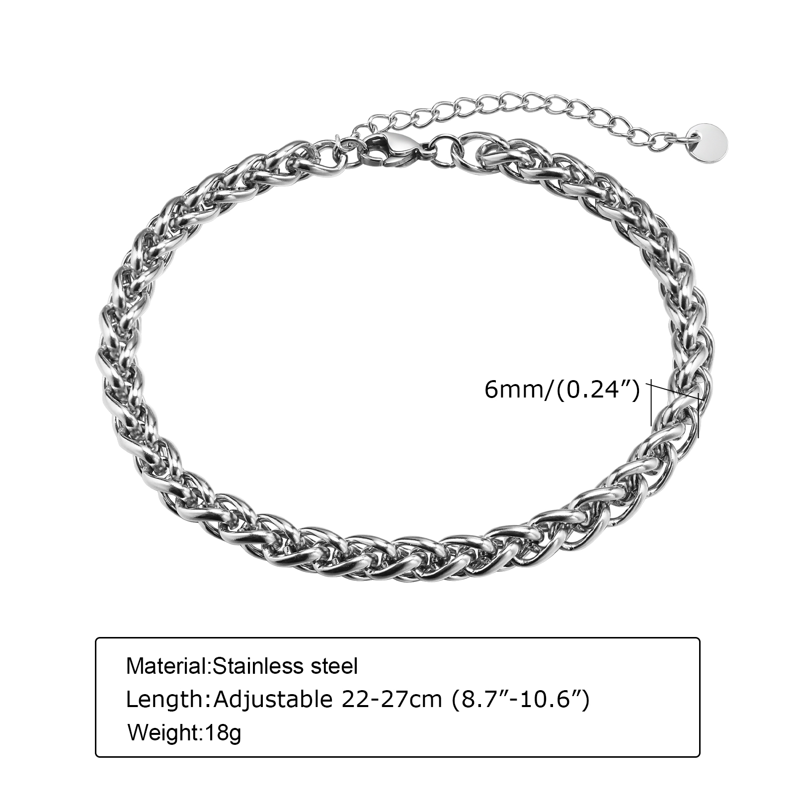 남성용 Vnox 쿠바 체인 Anklets, 방수 스테인 - Jc Jewelry & Watches 리뷰 및 가격