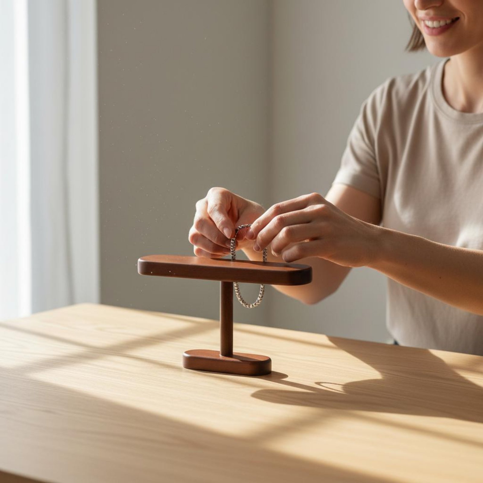 나무 시계 스탠드 다기능 시계 및 팔찌 홀더 고밀도 목 - Jewelry Stand Watches 리뷰 및 가격