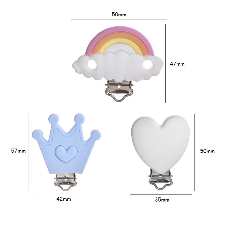 1Pc 아기 실리콘 Pacifer 클립 DIY Paci - Pacific Jewelry & Watches Los Angeles 리뷰 및 가격