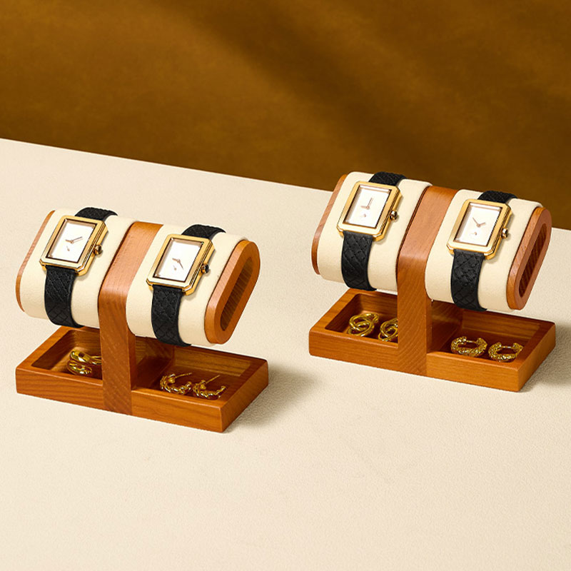 우드텐 시계 진열대 나무 시계 랙 디스플레이 보관대 반 - Jewelry Stand Watches 리뷰 및 가격