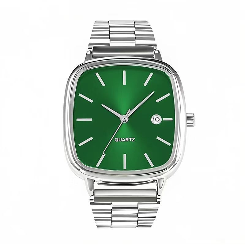 유명 브랜드 남자 시계 스틸 스트랩 비즈니스 달력 쿼츠 - Jewelry Inspired Watches 리뷰 및 가격