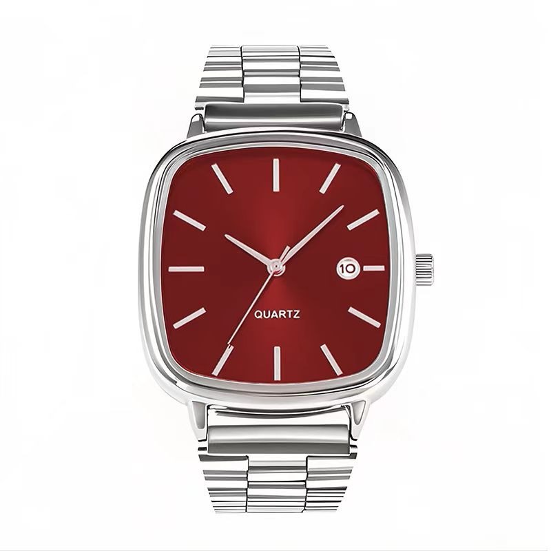 유명 브랜드 남자 시계 스틸 스트랩 비즈니스 달력 쿼츠 - Jewelry Inspired Watches 리뷰 및 가격