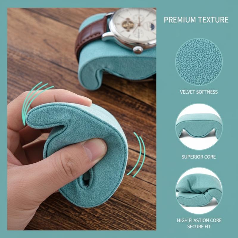 우아한 소프트 플란넬 시계 쿠션 보석 디스플레이 패드  - Jewelry Stand Watches 리뷰 및 가격