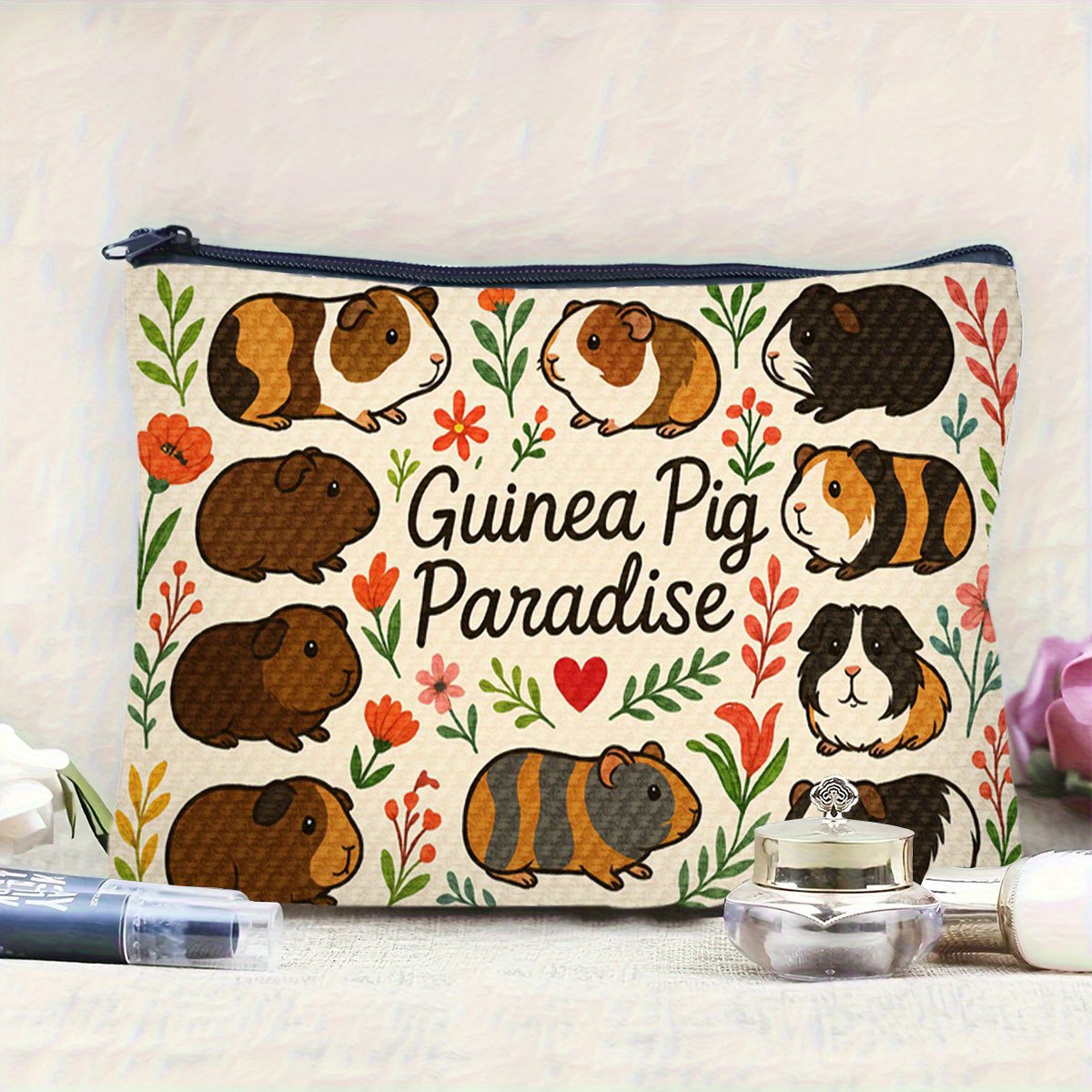 A Guinea Pig Paradise 메이크업 가방  - Paradise Jewelry & Watches Llc 리뷰 및 가격