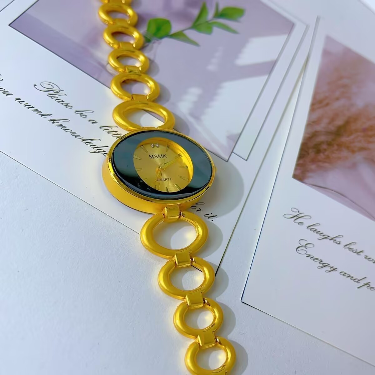 연인을위한 새로운 미국 24K 골드 도금 시계 웨딩 파 - Jewelry Watches & Accessories 리뷰 및 가격